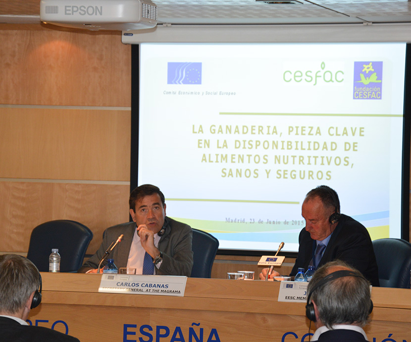 Conferencia “La ganadería, pieza clave en la disponibilidad de alimentos nutritivos, sanos y seguros”