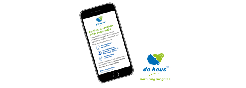 De Heus lanza la primera app del sector para gestión directa de los pedidos