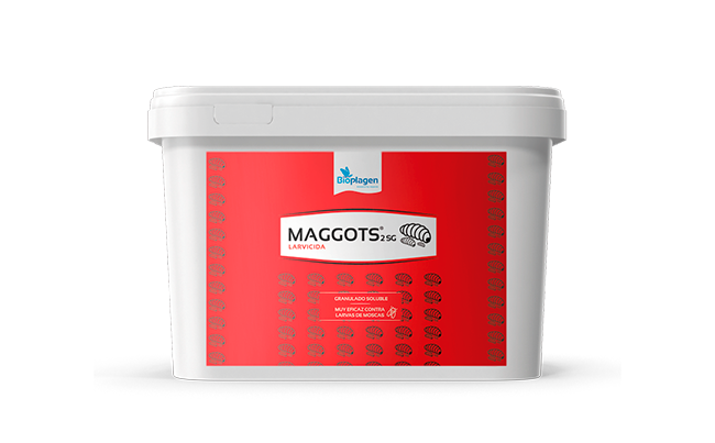 Maggots, insecticida larvicida de Bioplagen
