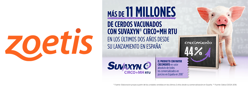 Más de 11 millones de cerdos vacunados con Suvaxyn® Circo+MH...