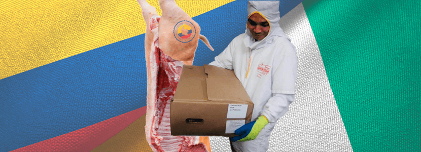 Carne de cerdo colombiana es exportada por primera vez este año a Costa de Marfil