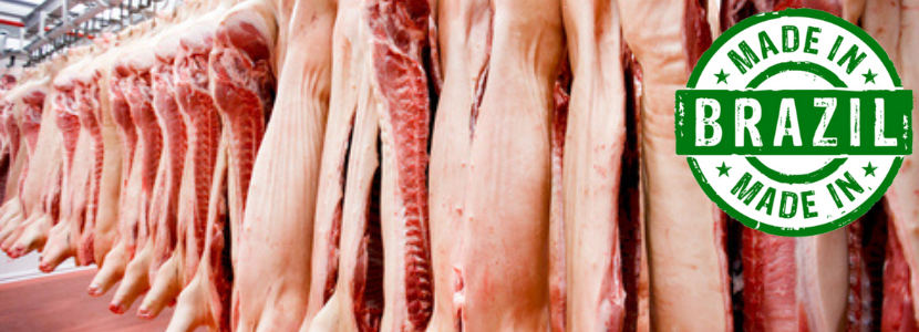 Exportação de carne suína na primeira semana de abril atingiu cerca de 47% do total de abril/20