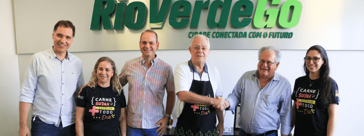 AGS fecha parceria com Prefeitura de Rio Verde (GO) para divulgar carne suína para 25 mil alunos