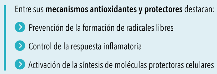 antioxidante y hepatoprotector