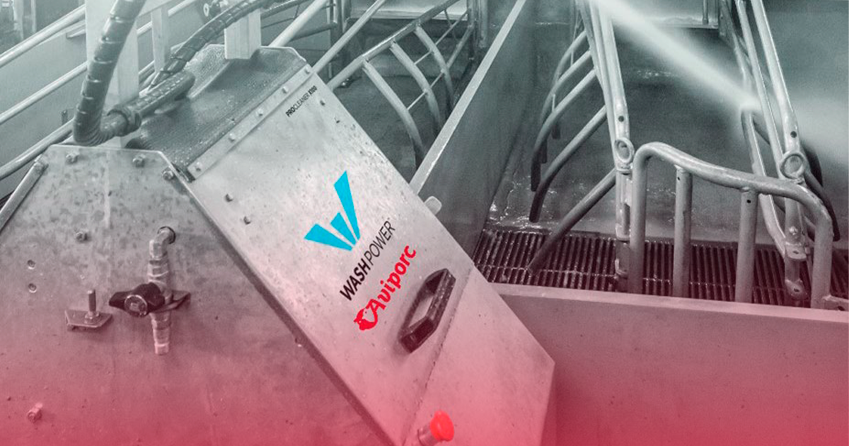 Robot de lavado para granjas de cerdos ProCleaner X100