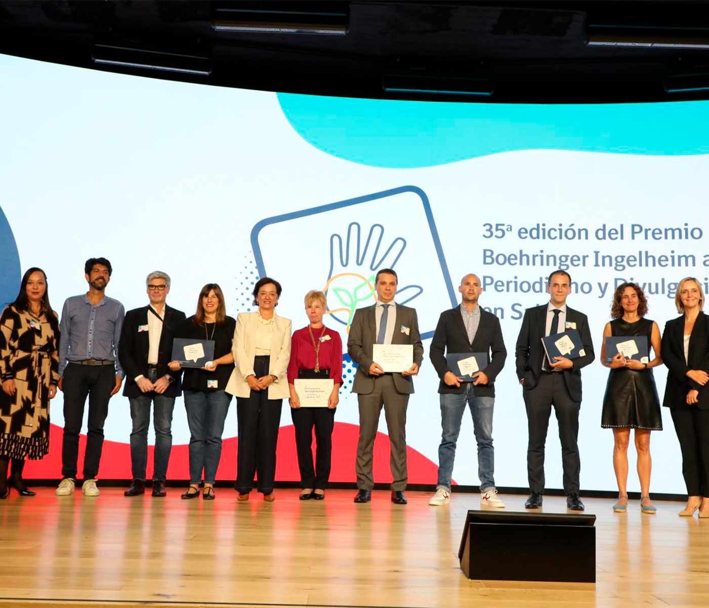 Ganadores de la 35ª edición del Premio Periodístico Boehringer Ingelheim al Periodismo y Divulgación en Salud