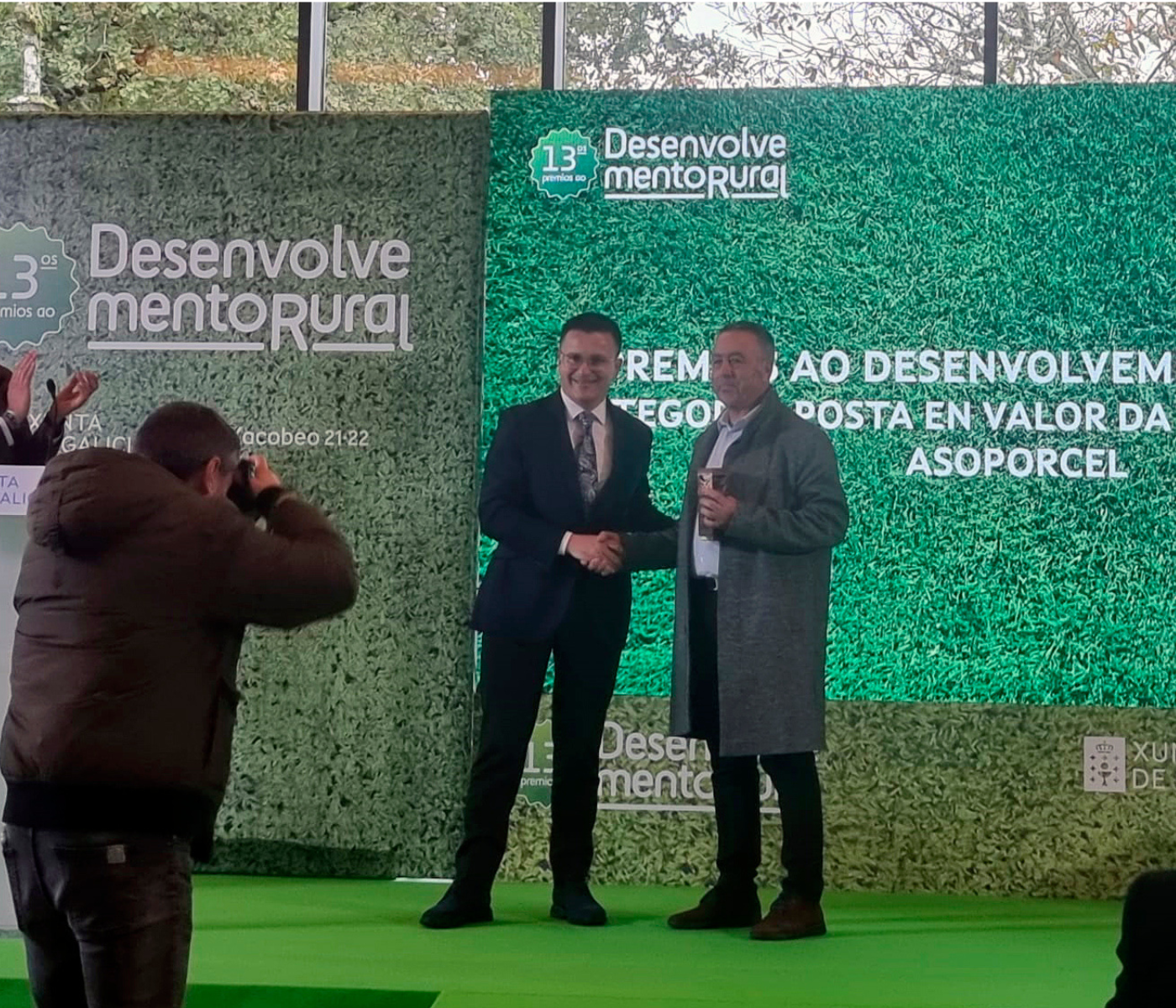 Asoporcel recibe el Premio Agader al Desarrollo Rural por su papel en la recuperación y puesta en valor de la tierra agraria