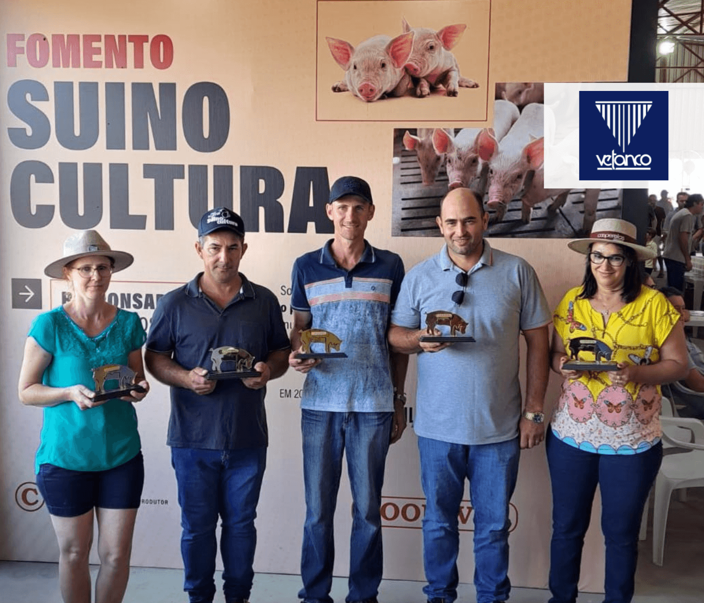 Vetanco patrocina Troféu Destaque da Suinocultura entregue no 35º Show Rural Coopavel