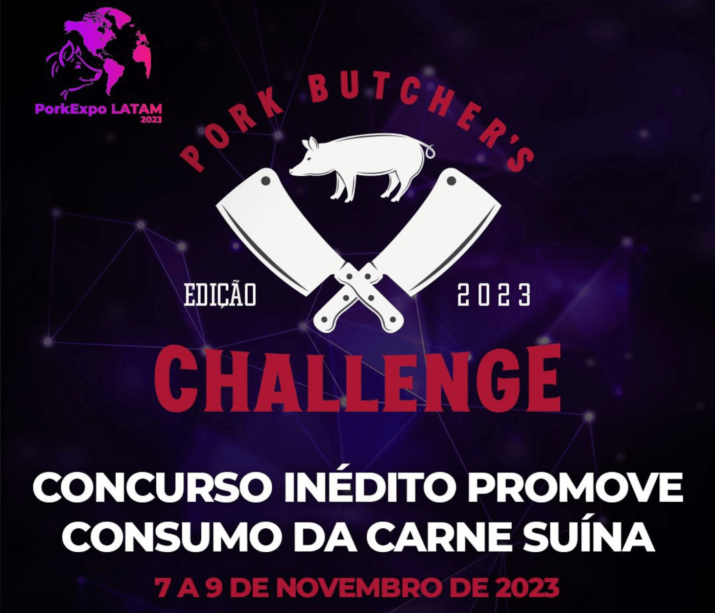 PorkExpo LATAM 2023 é ‘Pork Butcher Challenge’!