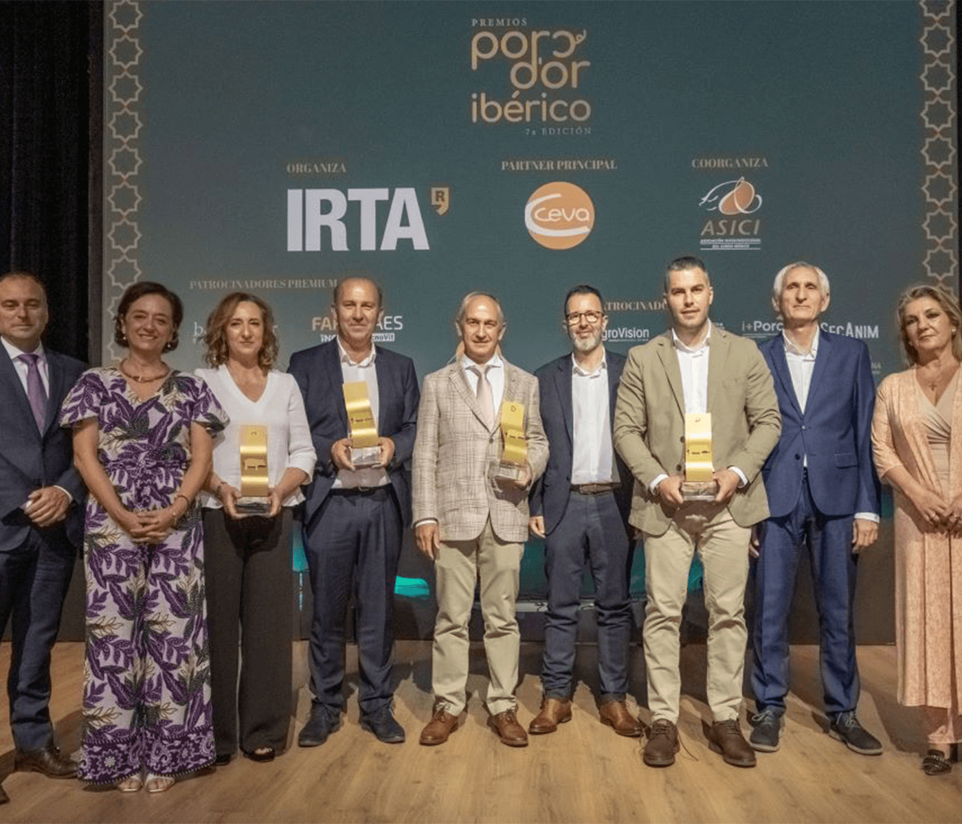 Ceva Salud Animal arropa al sector porcino en la entrega de los Premios Porc d’Or Ibérico 2023