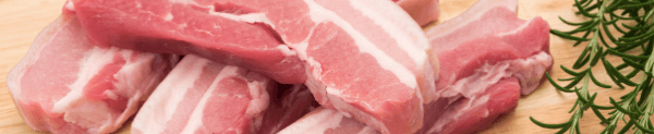 carne suína acumulam alta