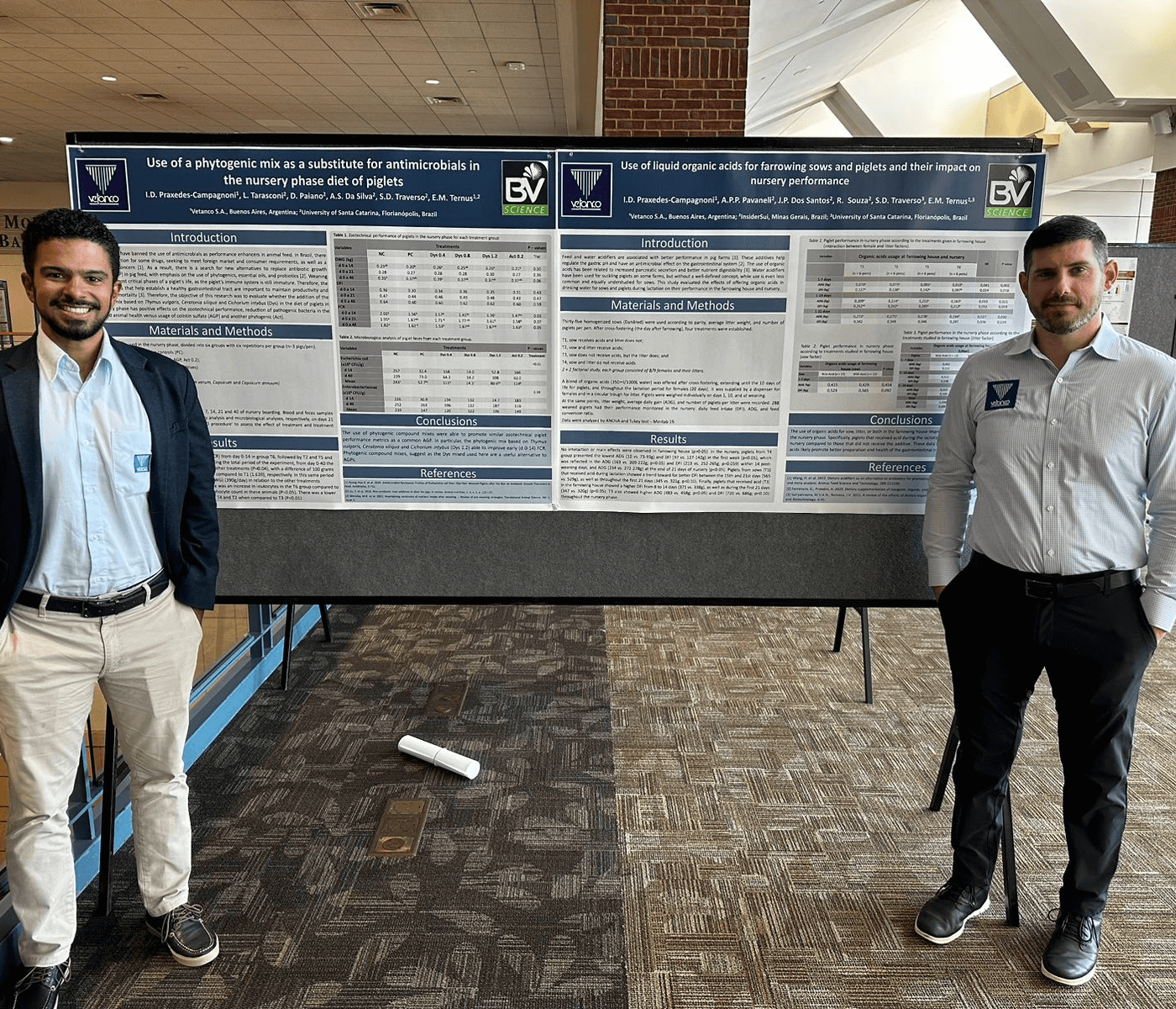 Dois artigos científicos da Vetanco Brasil são expostos no Leman Swine Conference em Minneapolis/EUA       