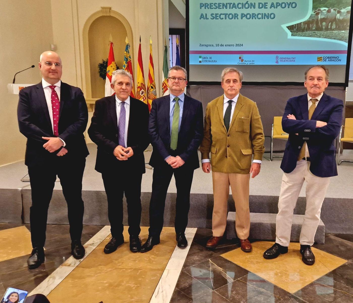 Aragón, Castilla y León, Extremadura y Valencia lideran el apoyo al sector del porcino