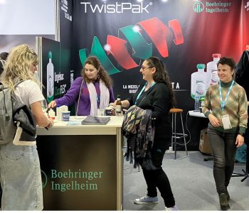 Boehringer Ingelheim estuvo presente en la zona expositiva de porciFORUM con un stand en torno a TwistPak®, su último avance tecnológico.
