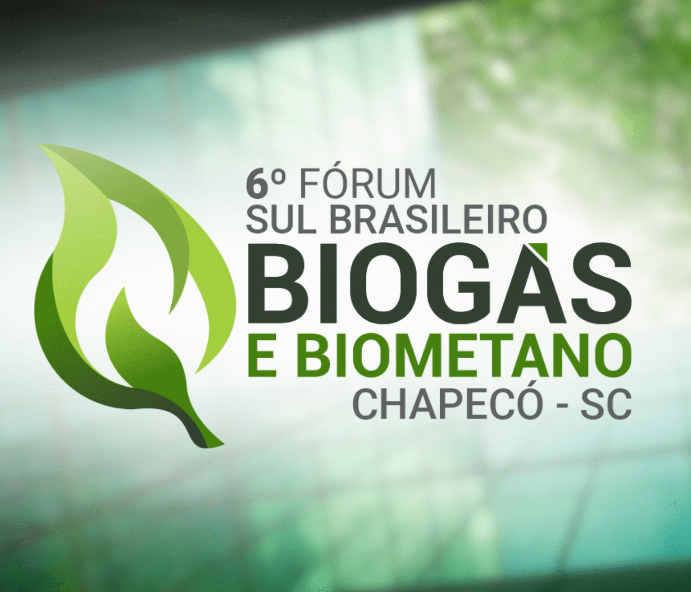 6º Fórum Sul Brasileiro de Biogás e Biometano vai ocorrer em Chapecó