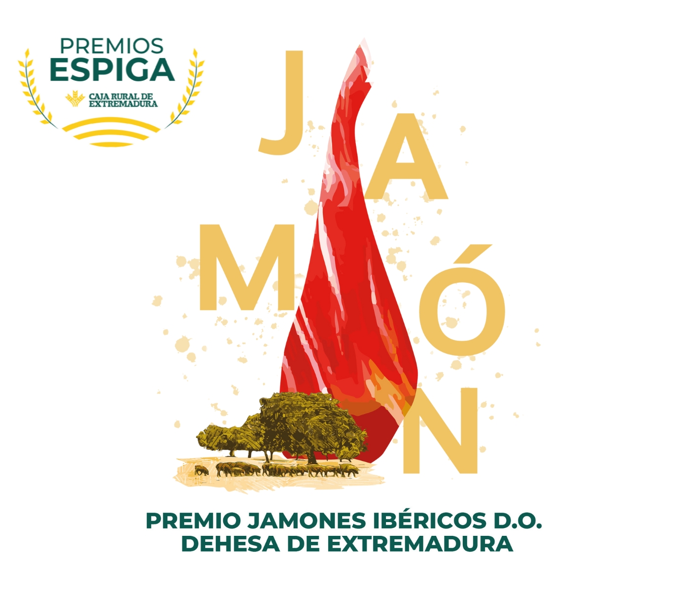 Caja Rural de Extremadura convoca los Premios Espiga Jamón Ibérico DOP Dehesa
