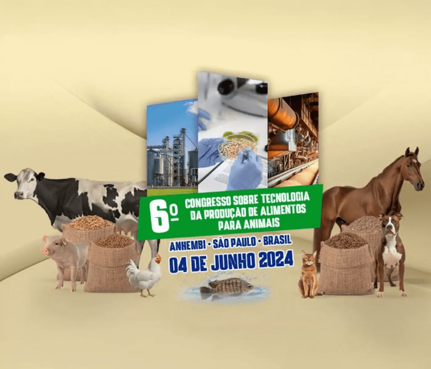 VI Congresso sobre Tecnologia da Produção de Alimentos para Animais: Inovações e segurança em pauta