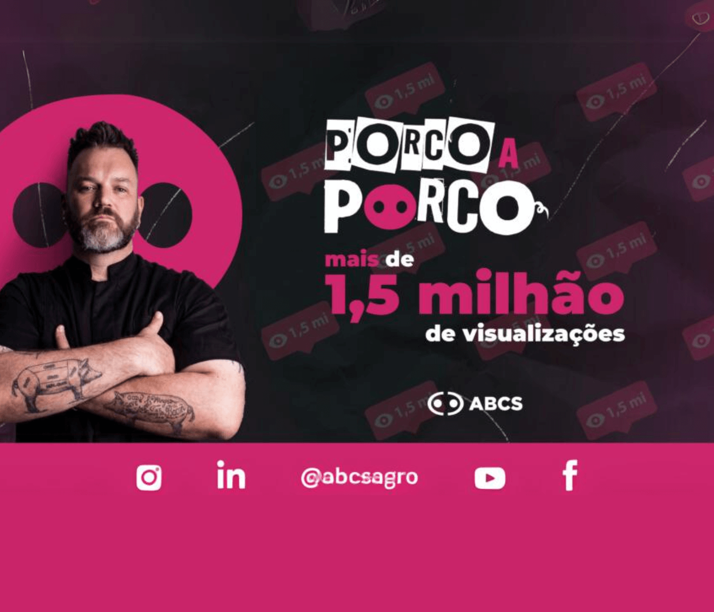 ABCS concluiu a websérie “Porco a Porco” com mais de 1,5 milhão de visualizações