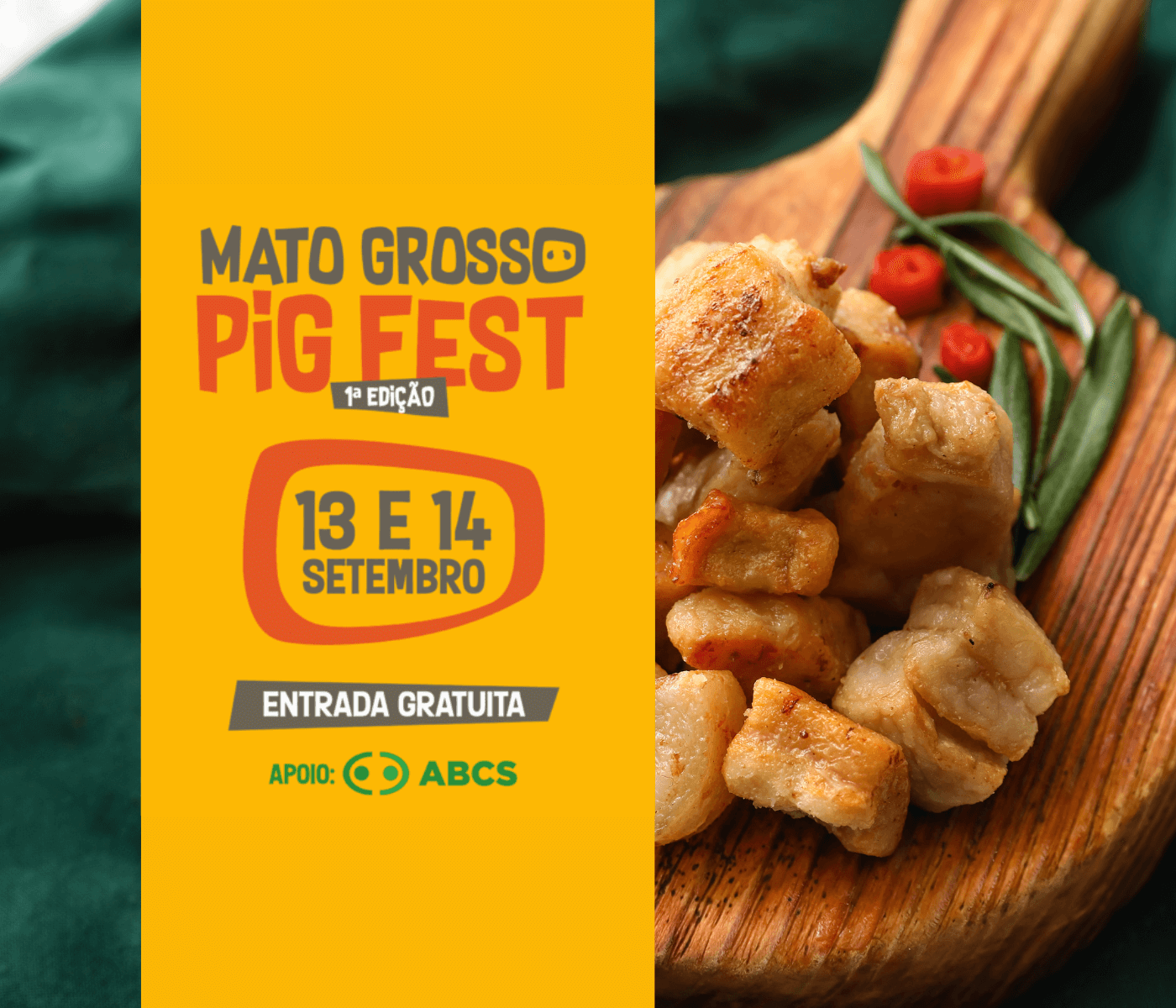 Em setembro a Acrismat realizará o maior festival de carne suína de Mato Grosso