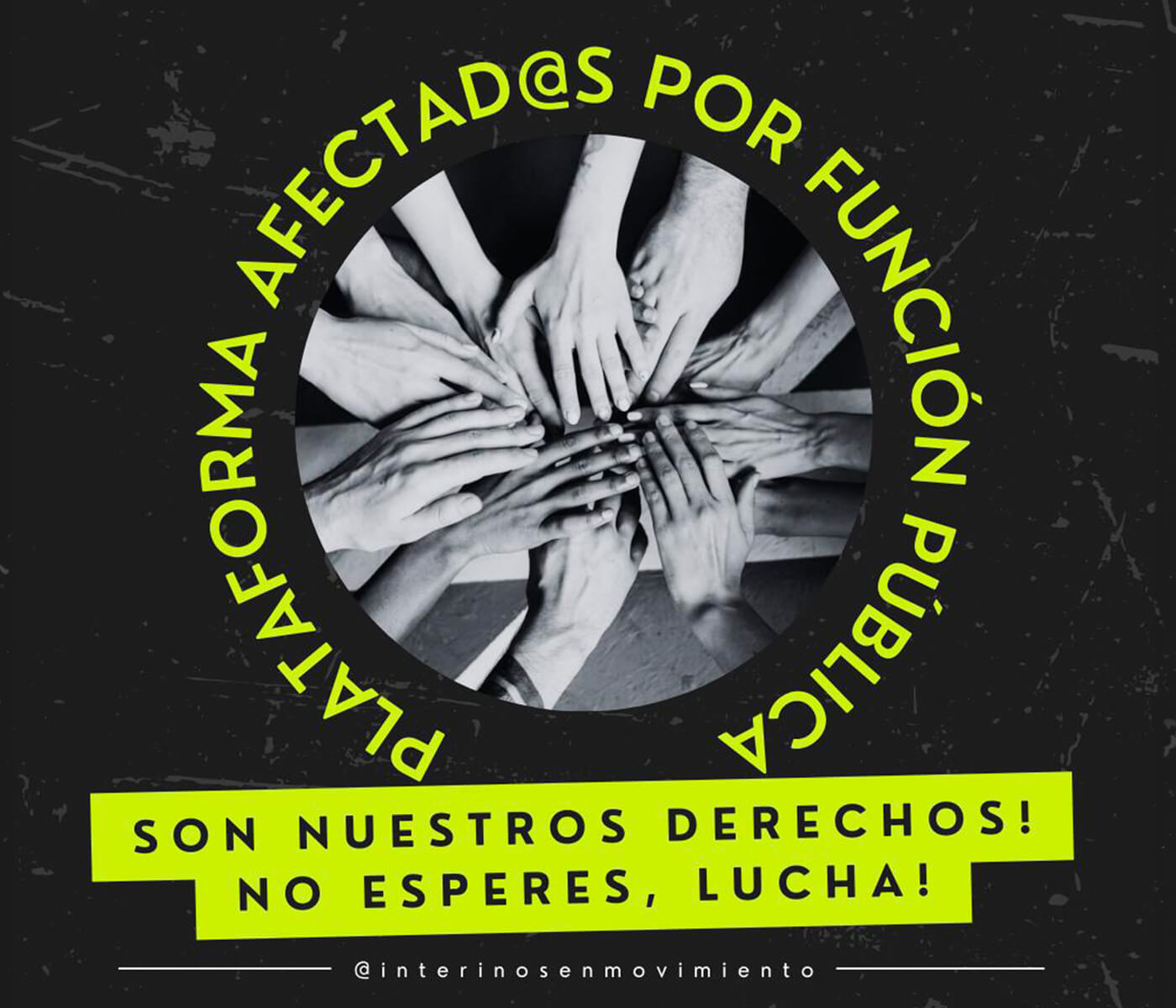 Veterinarios interinos se movilizan por sus derechos laborales en defensa de los servicios públicos