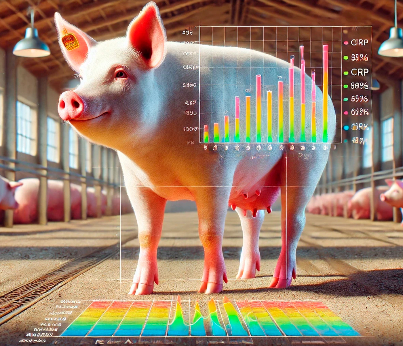 Niveles de proteína C reactiva y Pig-MAP en cerdas gestantes...