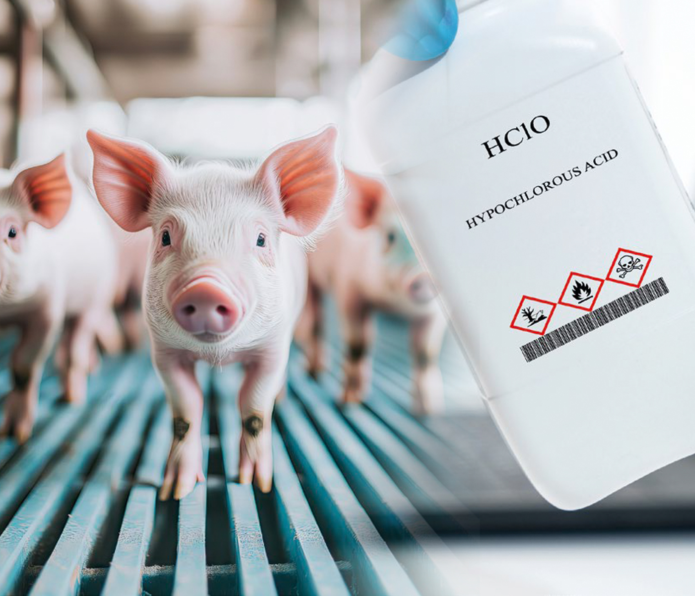 Control de la diarrea postdestete por E. coli en lechones con ácido hipocloroso