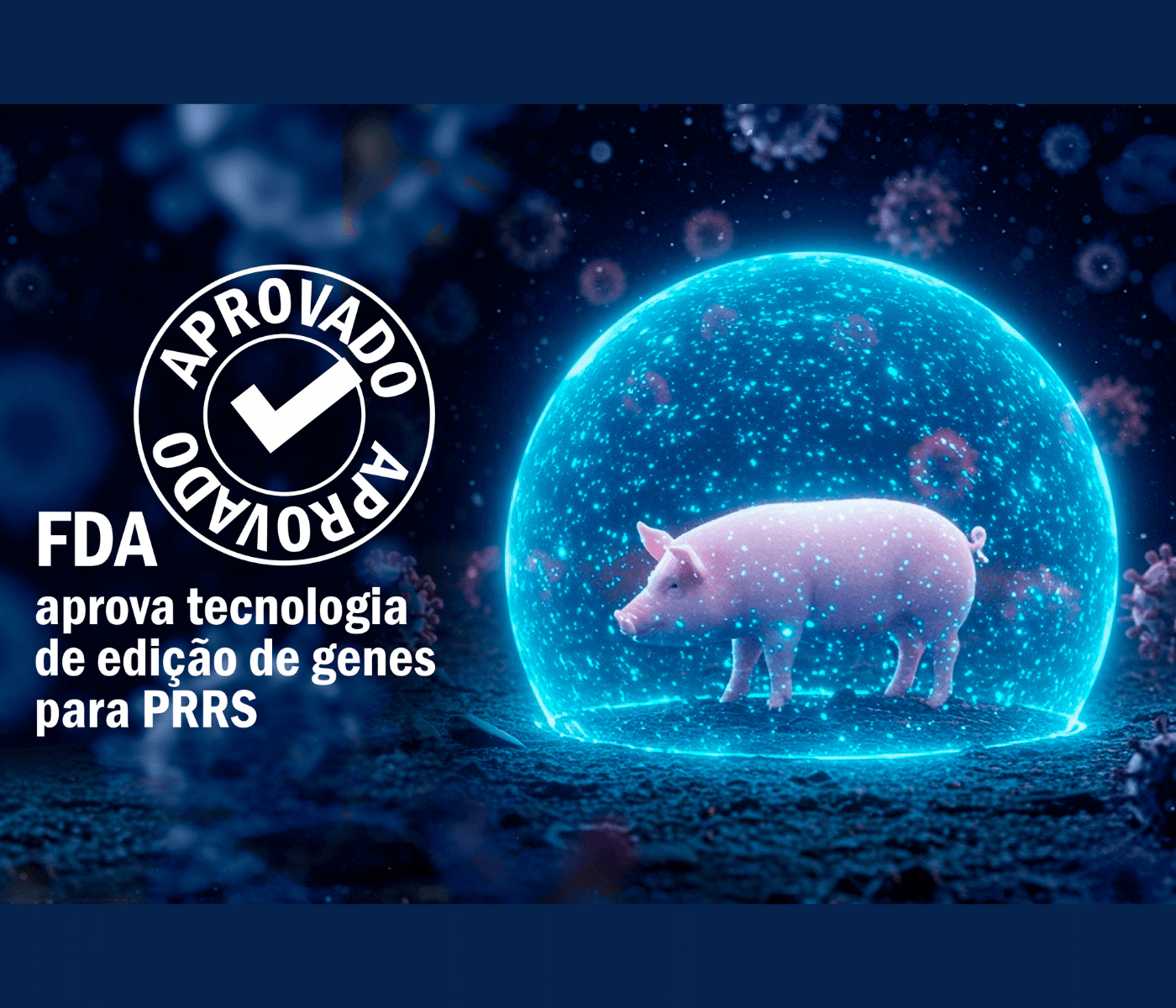 PIC recebe aprovação da FDA para tecnologia utilizada na produção de suínos resistentes à PRRS