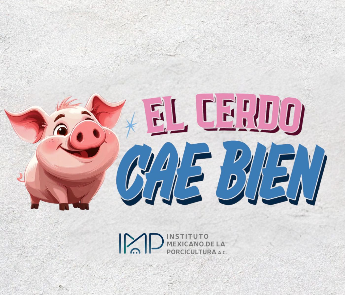 El IMP lanza la campaña nacional “El cerdo cae bien” para incentivar el consumo de carne de cerdo mexicana