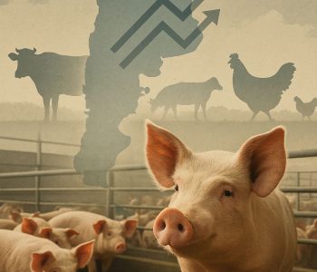 La producción porcina en Argentina creció por decimocuarto año consecutivo en 2024, con más de 785.000 toneladas.