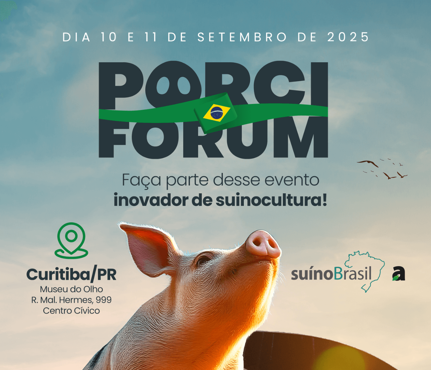 porciFÓRUM desembarca no Brasil e consolida o país como protagonista na suinocultura global