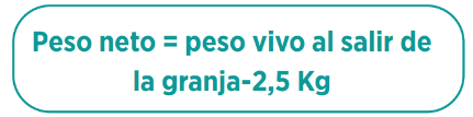 peso neto