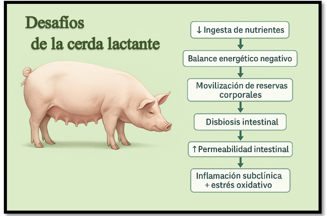 cerda lactación