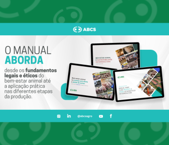 O Manual Técnico aborda desde os fundamentos legais e éticos do bem-estar animal até a aplicação prática nas diferentes etapas da produção