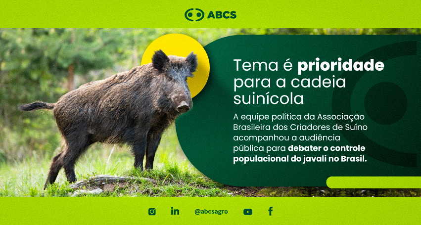 ABCS participa de Audiência Pública sobre controle populacional do javali
