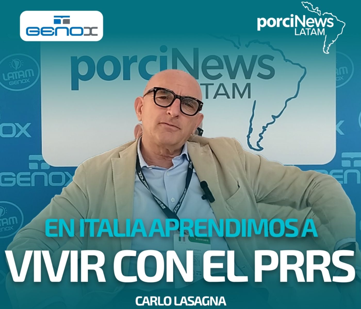 Carlo Lasagna: “El PRRS nos enseñó a convivir con el virus”