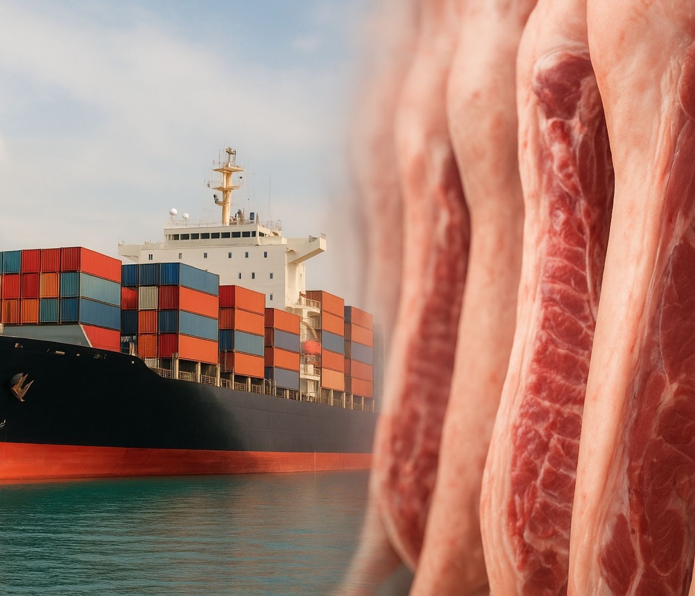 Las exportaciones brasileñas de carne de cerdo crecieron 10,1% en octubre y alcanzaron el segundo mejor resultado histórico