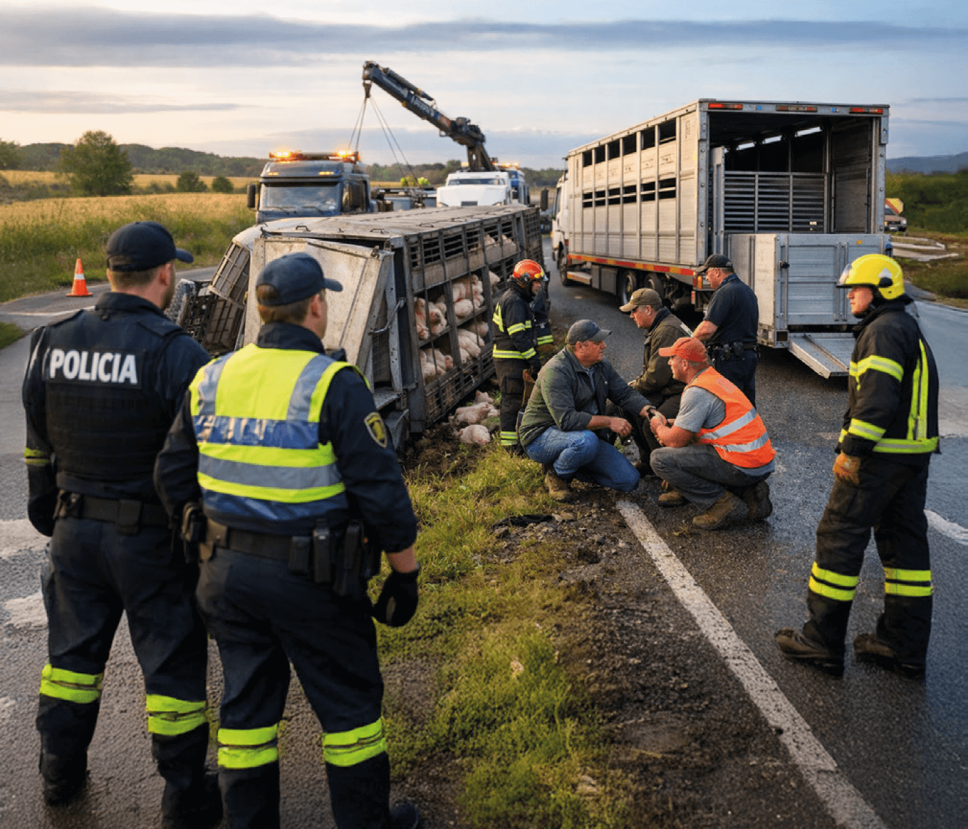 Respuesta de emergencia en accidentes con transporte porcino: la experiencia danesa