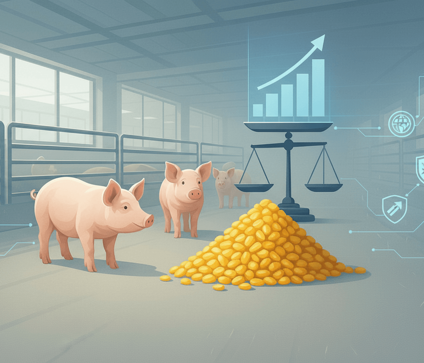 Eficiência produtiva e gestão estratégica ganham centralidade na suinocultura