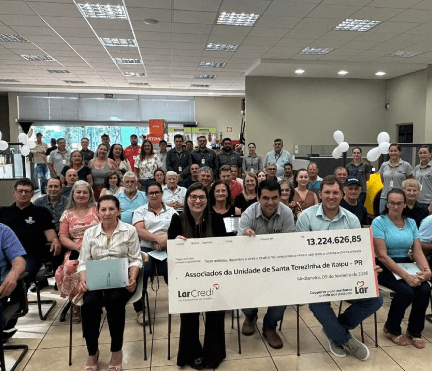 Lar distribui R$ 335,9 milhões aos cooperados e inicia pagamento de R$ 160 milhões, diz cooperativa