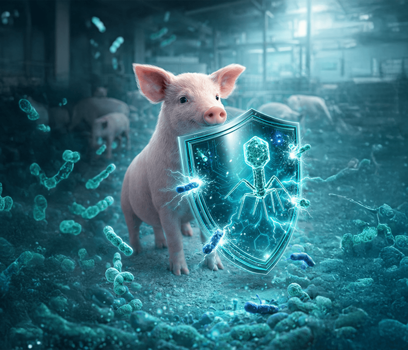 Bacteriófagos y estrategias combinadas: nuevos aliados frente a la resistencia antimicrobiana en porcino