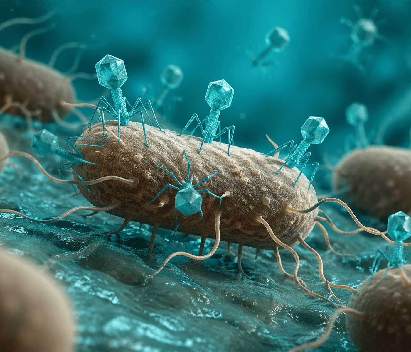 Bacteriófagos frente a ETEC porcina: potencial de PES-1 y PES-2