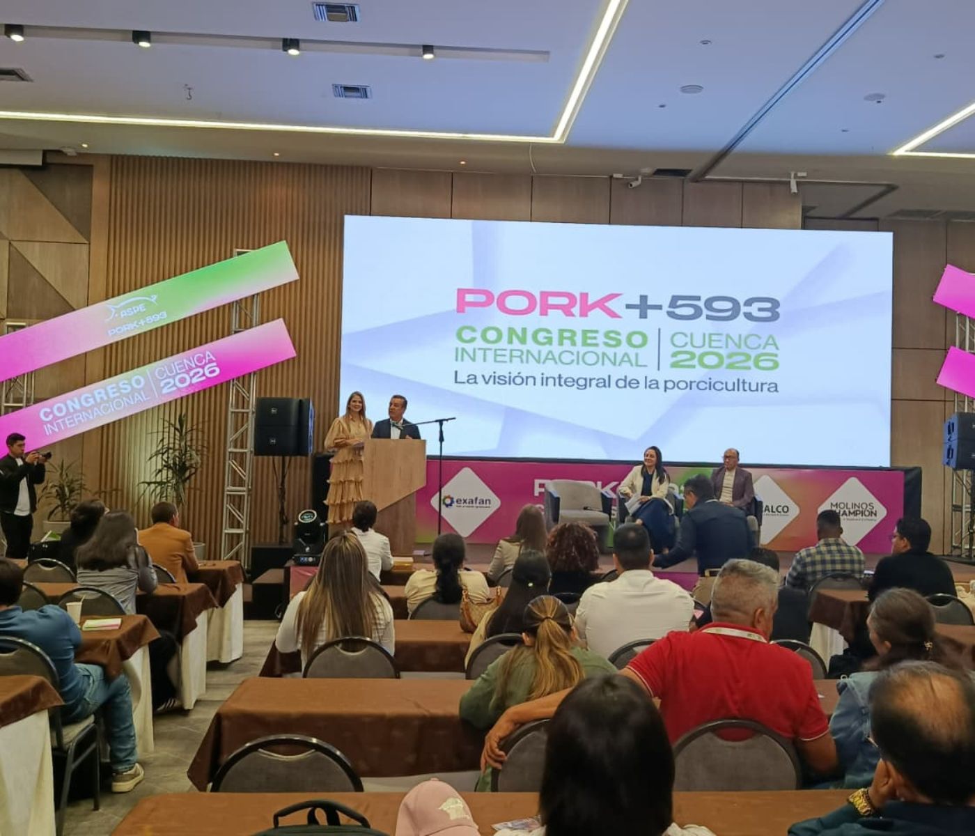 Congreso porcícola Ecuador 2026: PORK+593 cierra con nueva directiva de ASPE y visión estratégica para el sector