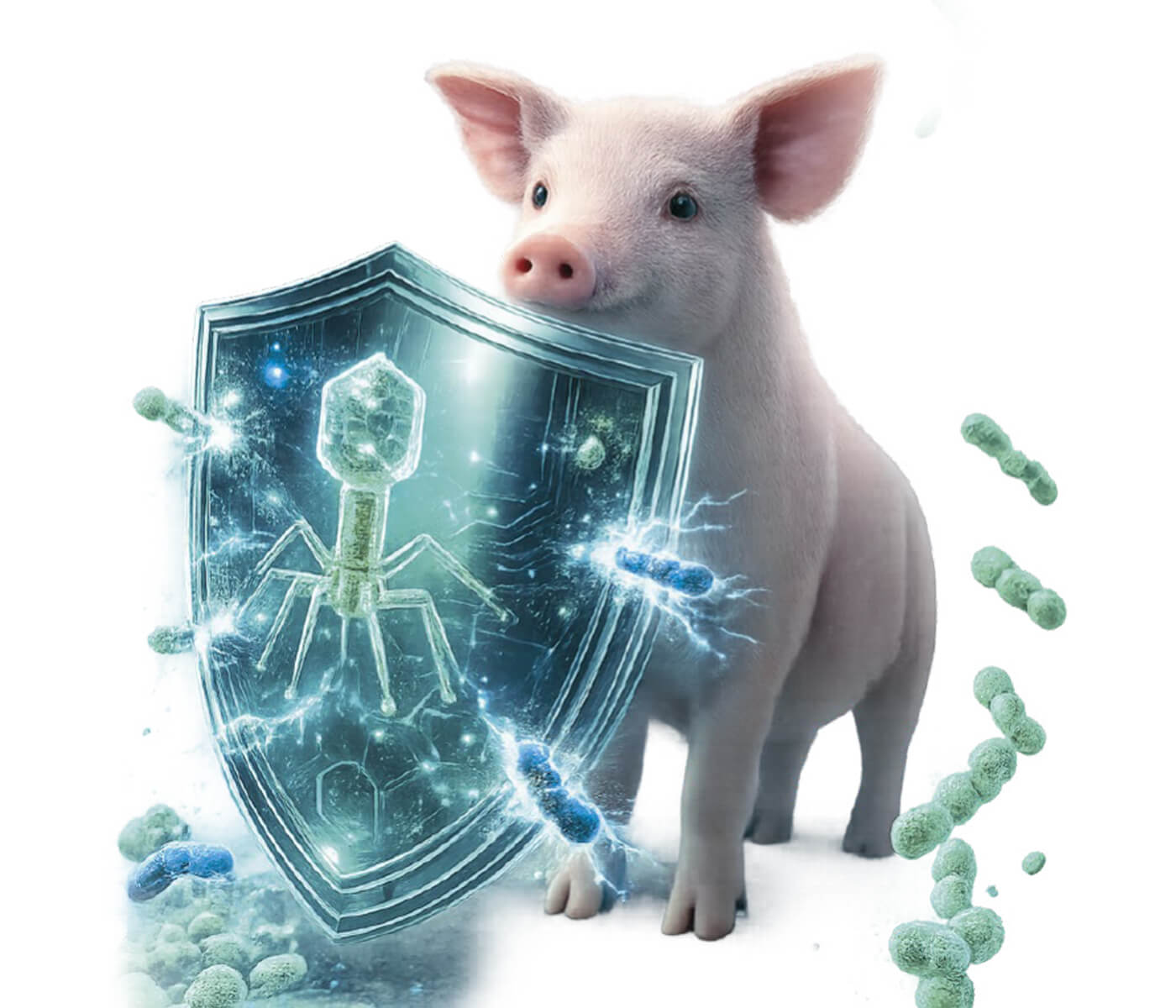 Bacteriófagos y estrategias combinadas: nuevos aliados frente a la resistencia antimicrobiana en porcino