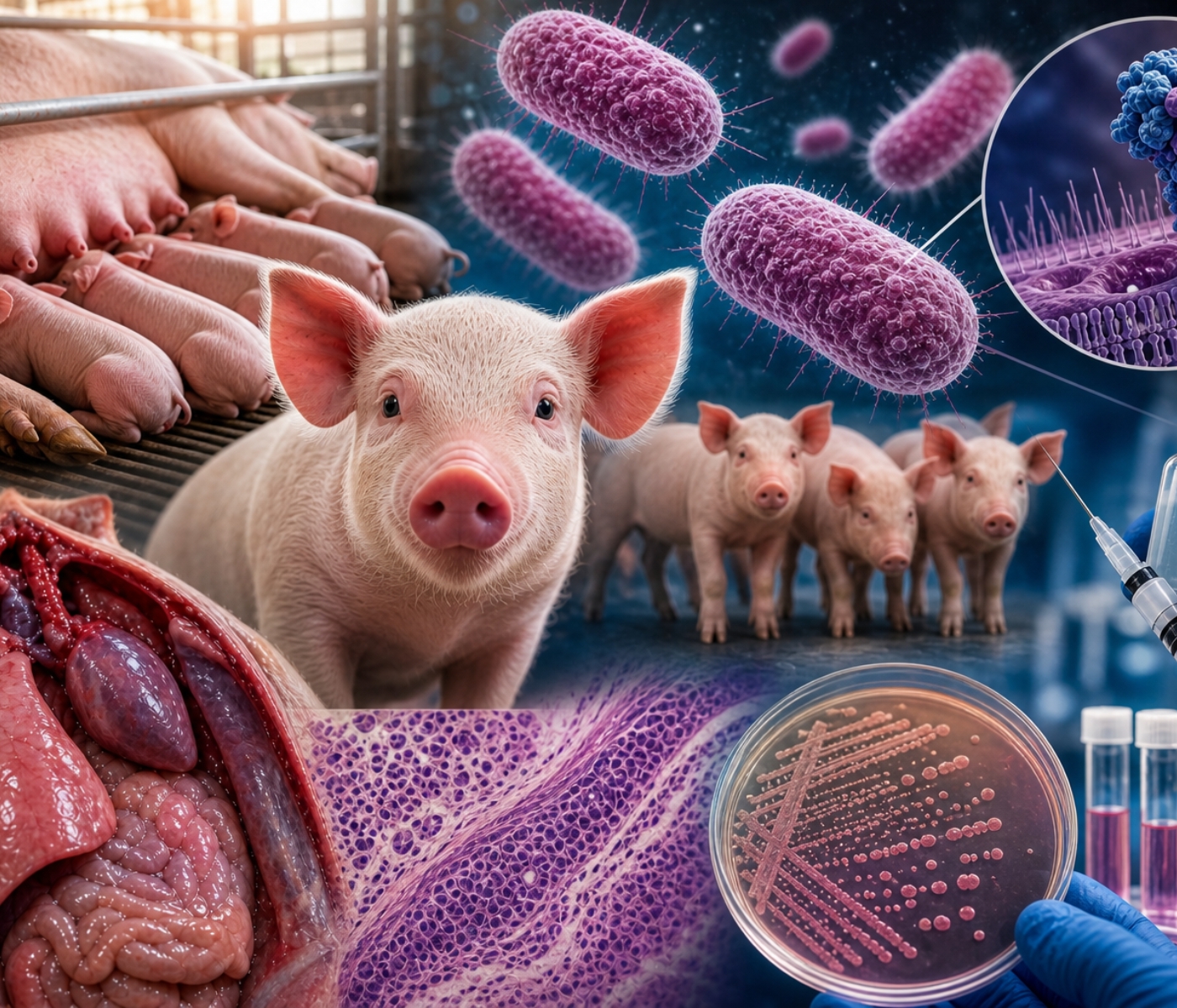 Enfermedad de Glässer en cerdos: variación antigénica de Glaesserella parasuis y estrategias de control