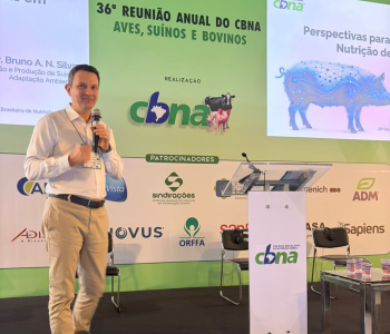 Bruno A. N. Silva apresentou no CBNA estudo com matrizes lactantes em que a nutrição de precisão reduziu em 11% o custo por quilo de leitão produzido.