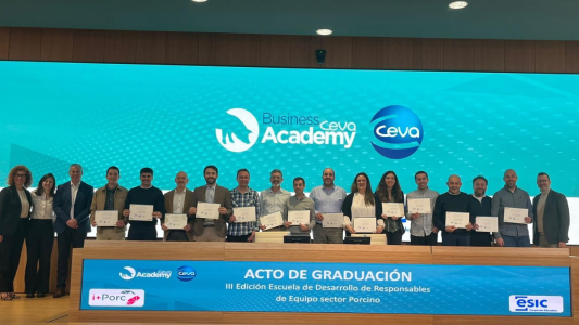 Ceva Salud Animal e i+Porc clausuran la III Escuela de Desarrollo, centrada en liderazgo y gestión de equipos en el sector porcino.