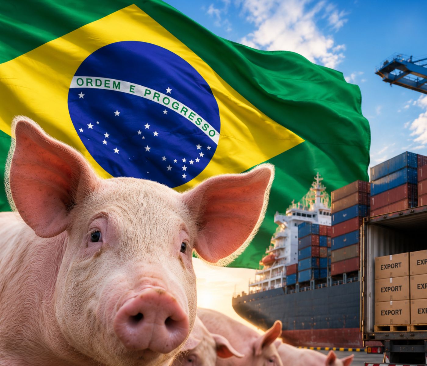 Brasil se convierte en el tercer mayor exportador mundial de carne de cerdo