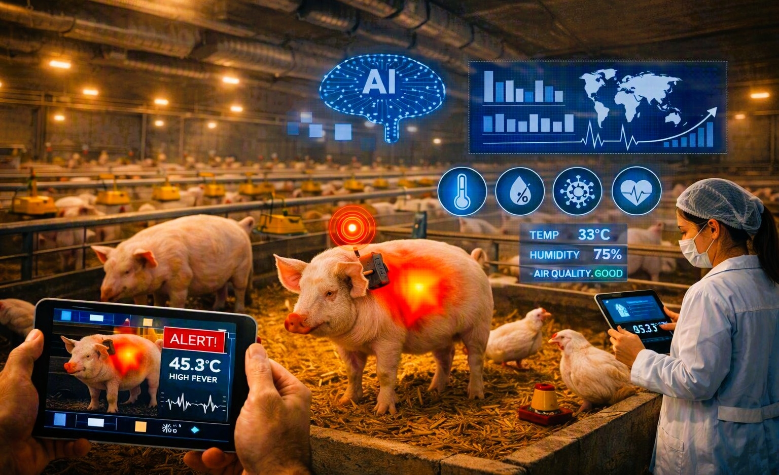Artificial Intelligence helps farms cut antibiotic misuse