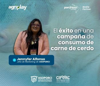 ASOPORCI impulsa el consumo de cerdo en Perú con "Come Cerdo, Come Sano". Jennyffer Alfonso Chávez cuenta la estrategia en CIPORC 2026.