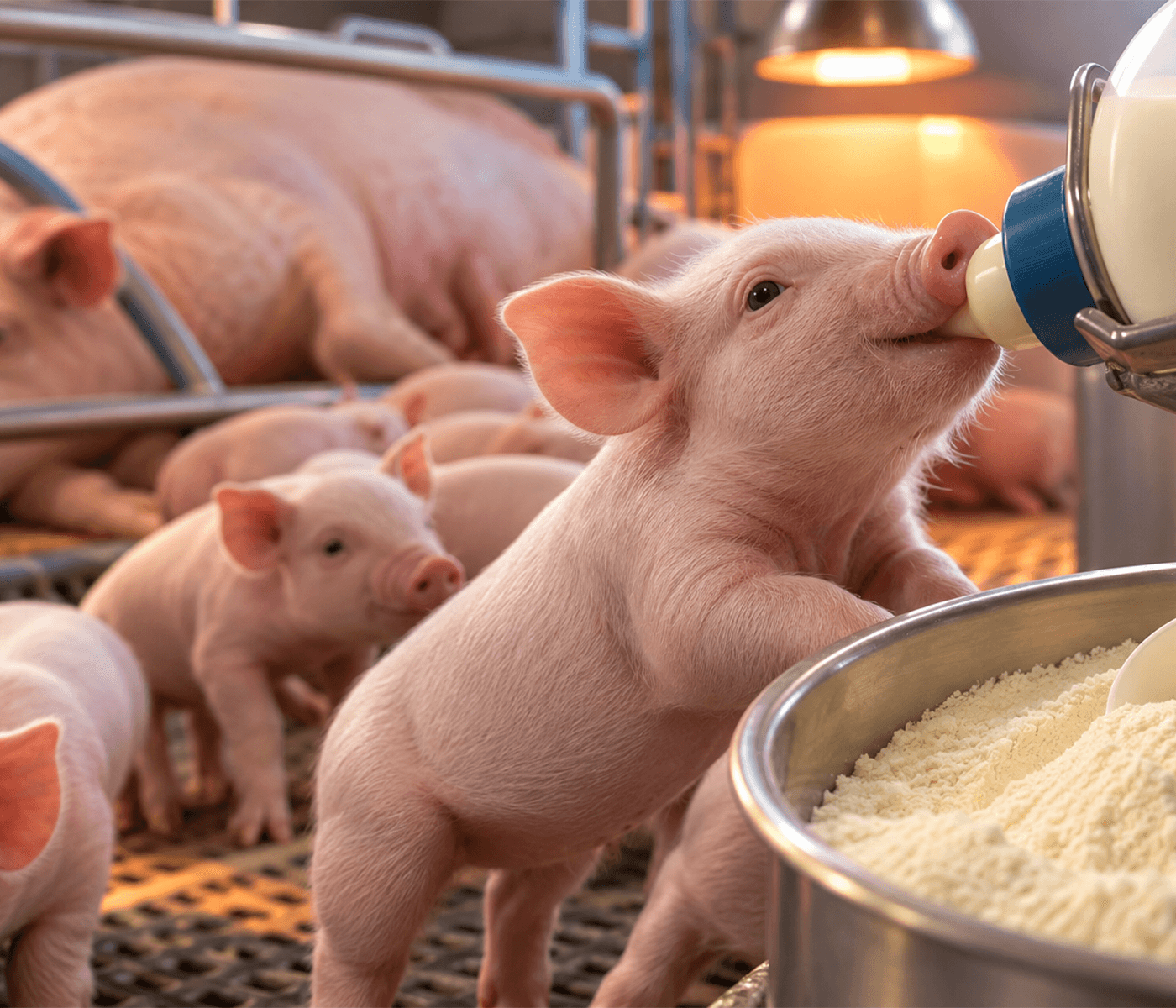Leche artificial en lechones: más allá de complementar la producción...